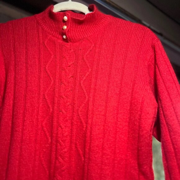 Vintage Silk Angora Hair Sweater Womans Sz M Pet. by  Silvercord Petites - Picture 4 of 8